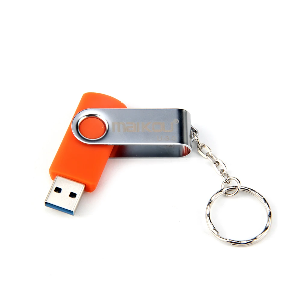 Maikou UK204 USB3.0 16 Гб высота 360 градусов вращающийся u диск с брелком (16 Гб)|USB-хабы| |
