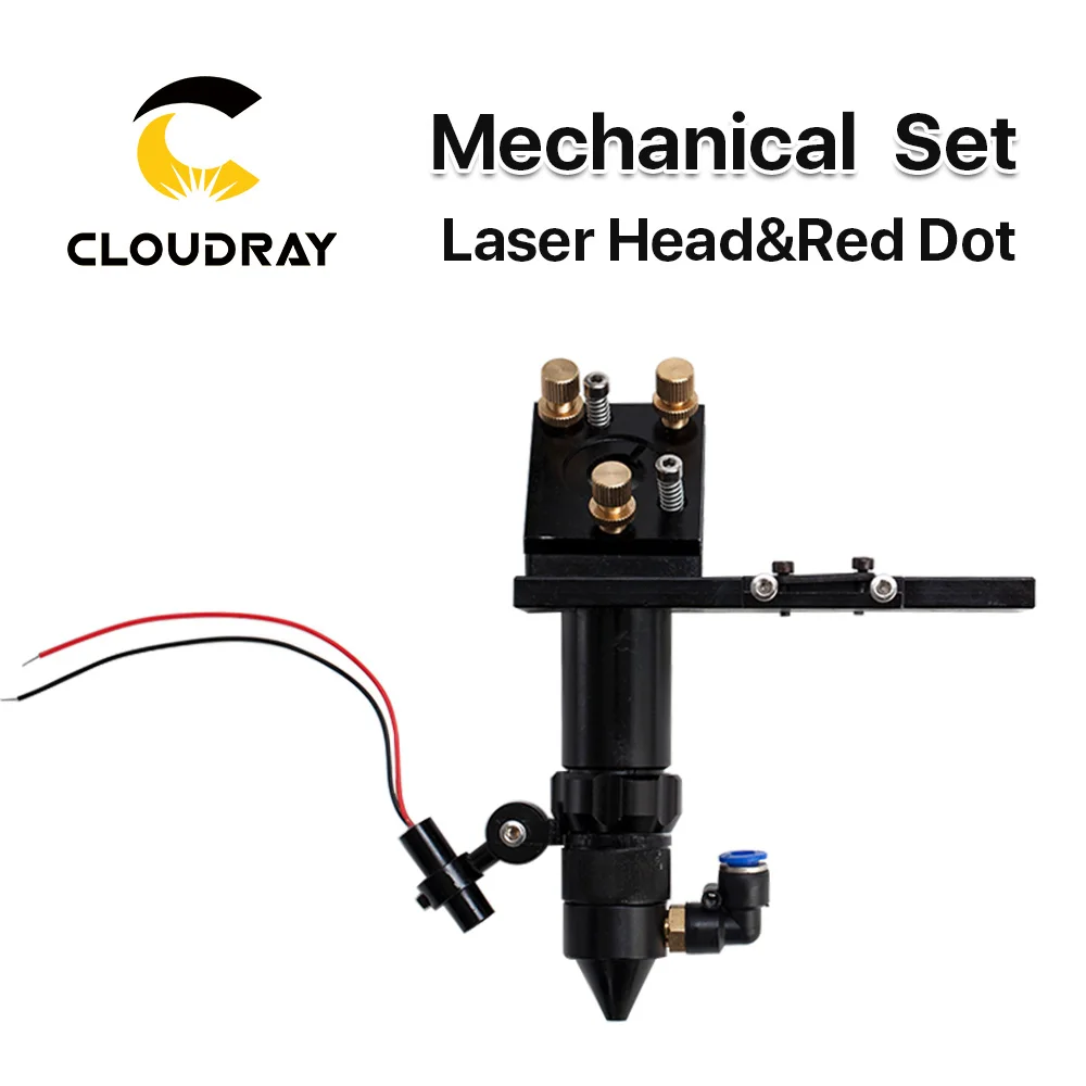 Cloudray CO2 лазерные металлические части передачи лазерная головка механические компоненты для DIY CO2 лазерная гравировка машина для резки