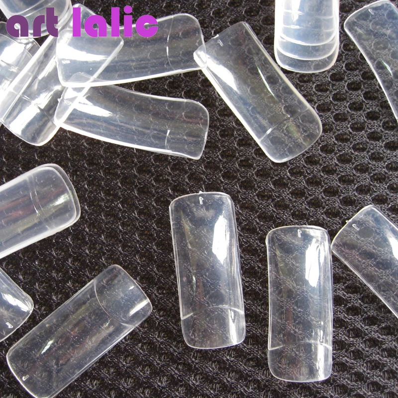 

500Pcs False Nails Half Nail Art Tips 10 Sizes French Acrylic Artificial Fake UV Gel Tip Salon Tool High Quality