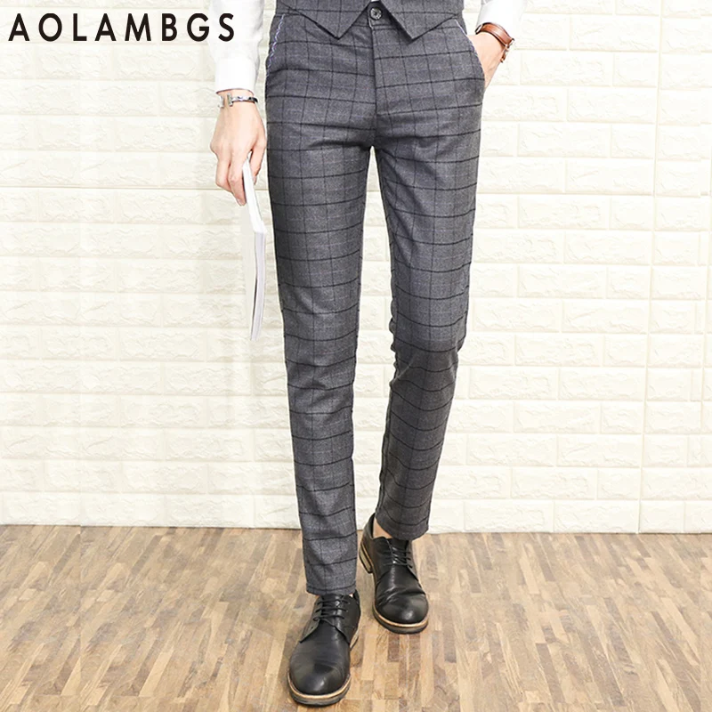 checkered dress pants