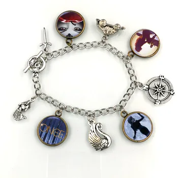 once upon a time CHARM Bracelet tv series jewelry cameo inspirational BF230