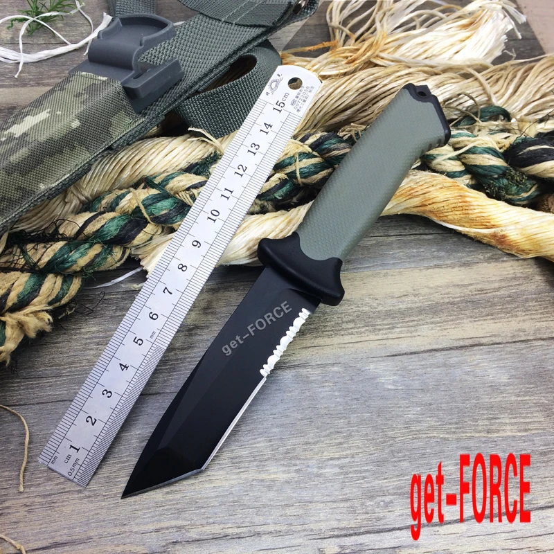 Тактические фиксированные ножи get FORCE G1500 12C27 стальное лезвие охотничий нож