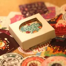 1 лот = 20 коробке! в коробке Декоративные Канцелярские стикер/Дневник отвечал/выпечки Упаковка наклейки/этикетки/38 шт. в