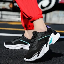 Женская прогулочная обувь на шнуровке, дышащие кеды для бега, сетчатый женский для фитнеса и зала, Спортивная Уличная обувь, Chaussure Femme#4