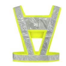 16 Светодиодный светящийся светоотражающий жилет дорожный Предупреждение, светоотражающий защитный жилет