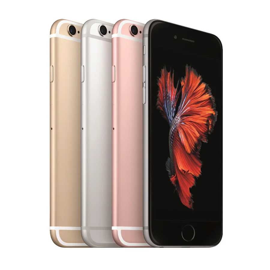 Apple iPhone 6S, 2 Гб ОЗУ, 16 ГБ, 64 ГБ, 128 Гб ПЗУ, 4,7 дюймов, iOS, двухъядерный, МП камера, отпечаток пальца, разблокирован, 4G LTE, мобильный телефон