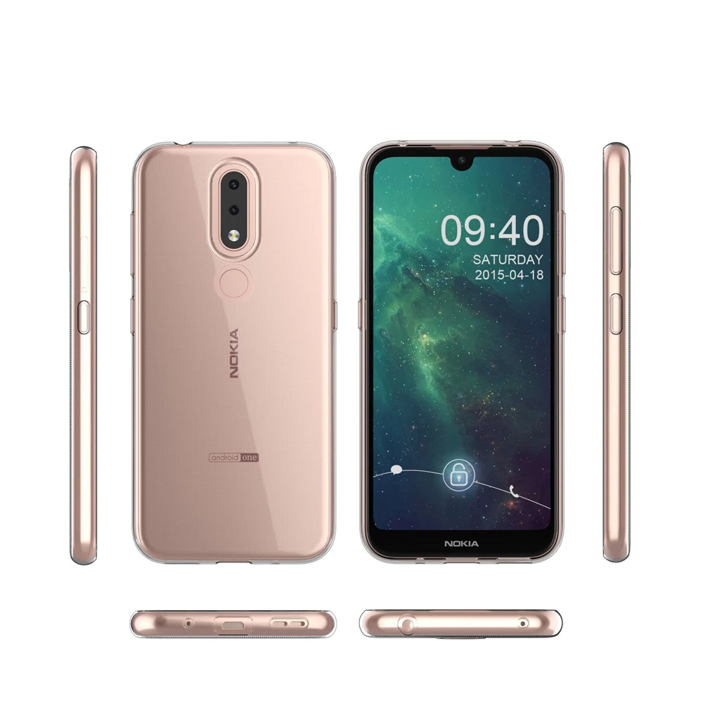 

For Nokia 1 2 3 5 6 7 8 2.1 3.1 5.1 6.1 7.1 8.1 3.2 4.2 Plus Phone Case Crystal Clear Slim Shell Soft Silicone Transparent Cases