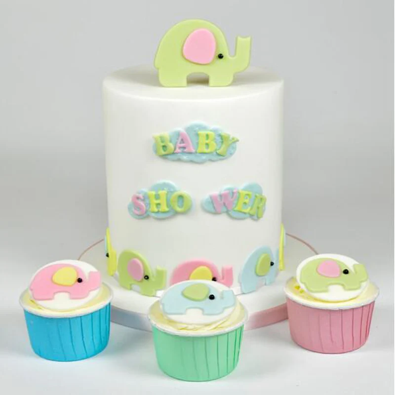 

1pc Elephant Shape Cookie Cutter mold fondant mold cake decorating tools chocolate gumpaste mold