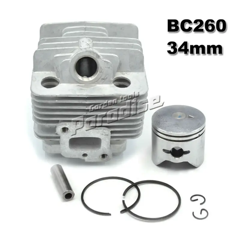 BC260 26CC кусторез цилиндр комплект с поршнем в сборе поршневое кольцо для CG260