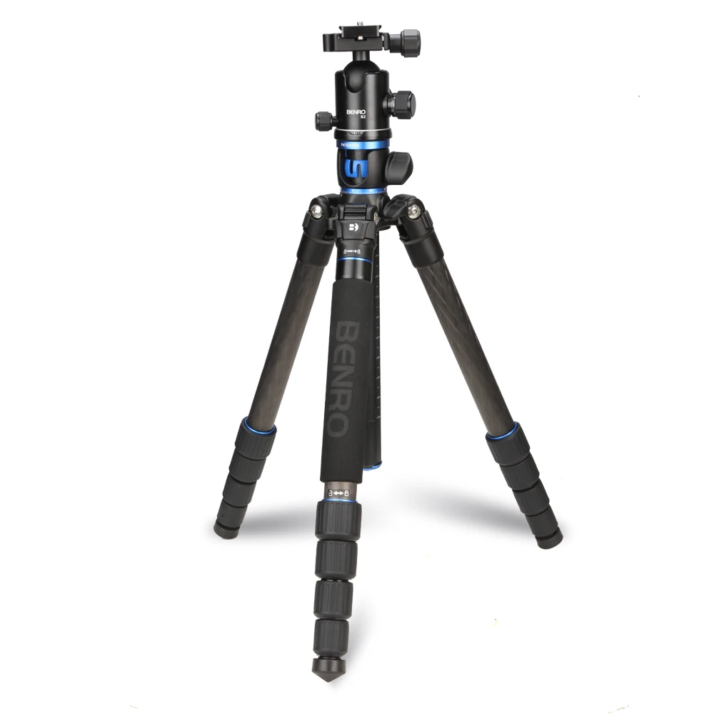 

1640mm GC269TB2 Max Height Tripods Kit Carbon Fiber Tour Portable Digital Tripod DSLR Camera Tripod Durable Tripods BENRO