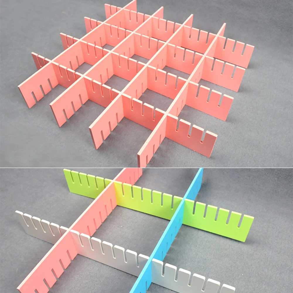 1 шт., регулируемый органайзер для ящиков, домашняя кухонная доска, разделитель для хранения косметики, сетчатый ящик-сетка, сделай сам, разделитель для шкафа, органайзер для хранения