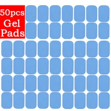 50 шт./компл. ABS хип Запасные детали для тренажера проводящая гелевая накладка наклейка мышечный Стимулятор гелевый лист для стимулятора мышц брюшной EMS