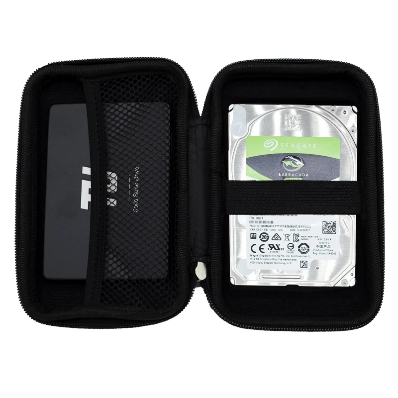 

ORICO Black 2.5" Hard Disk Case Portable HDD Protection Bag for External 2.5" Hard Drive Earphone U Disk Hard Disk Drive Case