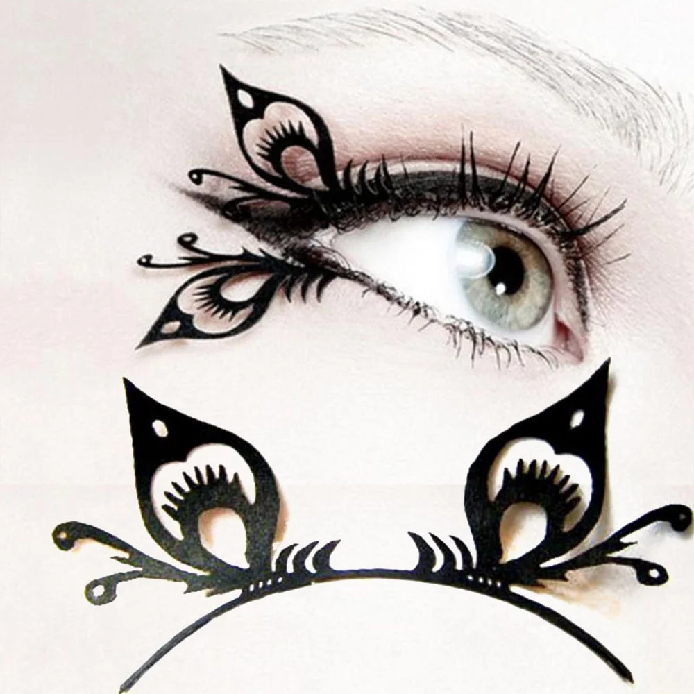 1 Pair Stylish Butterfly Eyelash Artistic Creative Fake Eye Lash False