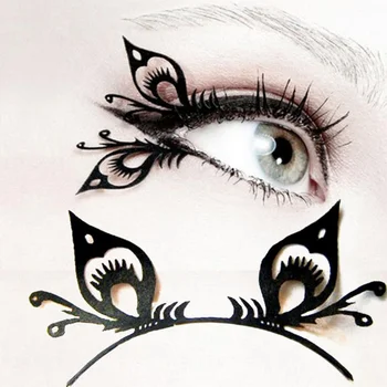 

1 Pair Stylish Butterfly Eyelash Artistic Creative Fake Eye Lash False Eyelashes for Party Queen Perform Eye Makeup