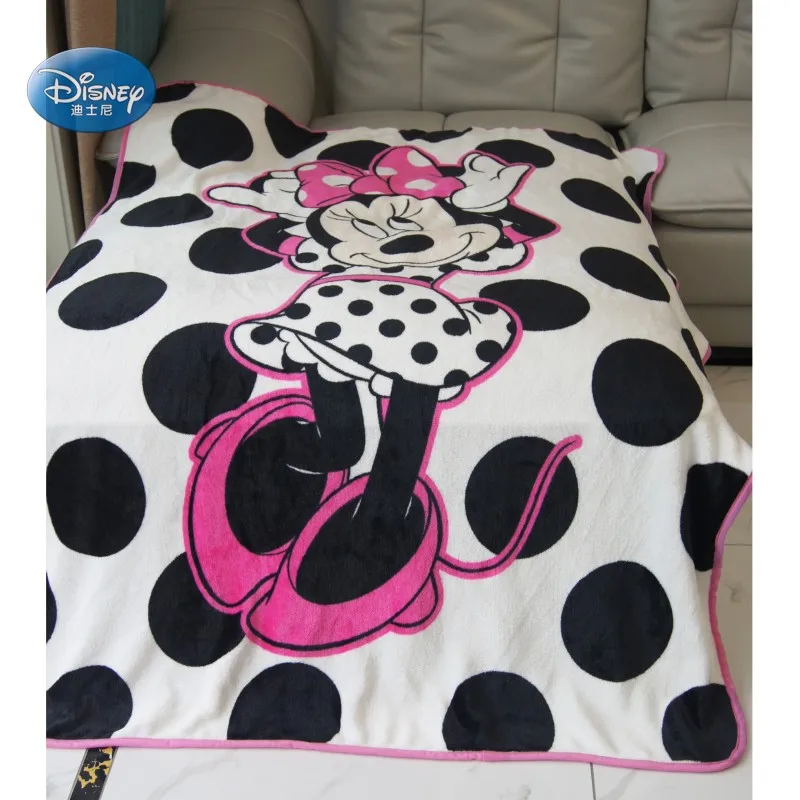 Disney милый розовый цвет фуксии супер мягкий флис плюшевое одеяло пледы Чехлы для маленьких девочек детей на кровать диван 117X152 см