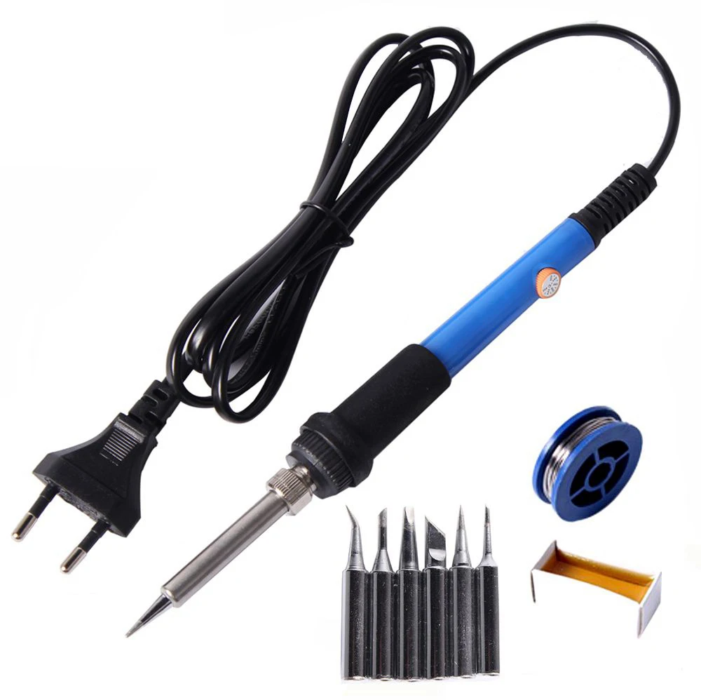 220V 60W Thermostatic Electric Soldering Iron Mini Solder Station With