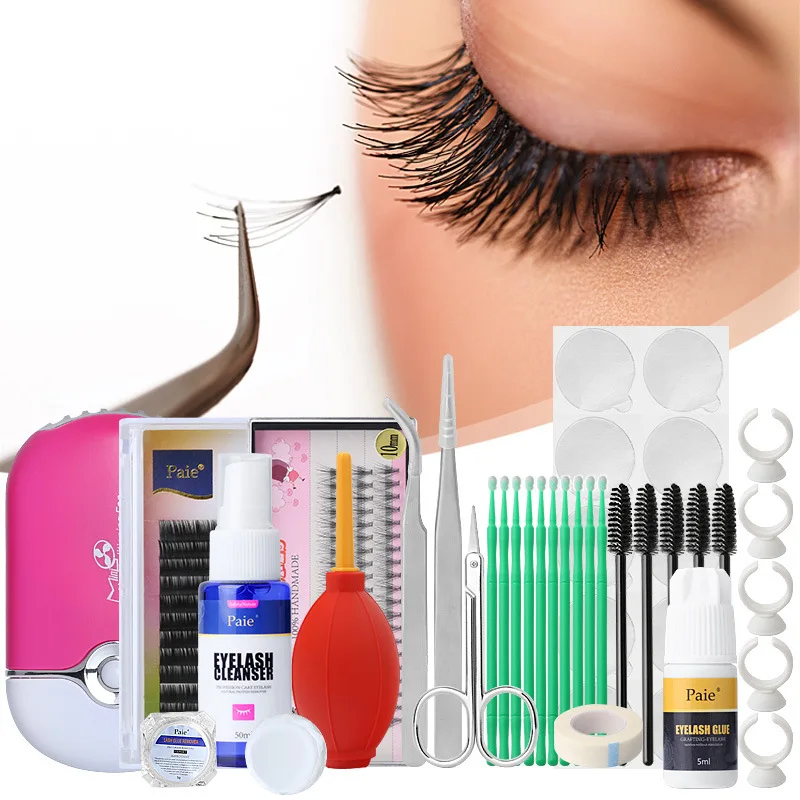 

New Professional Makeup Tool Set For Beginner False Eyelash Extension Tools Set Eye Lashes Grafting Tools Kit