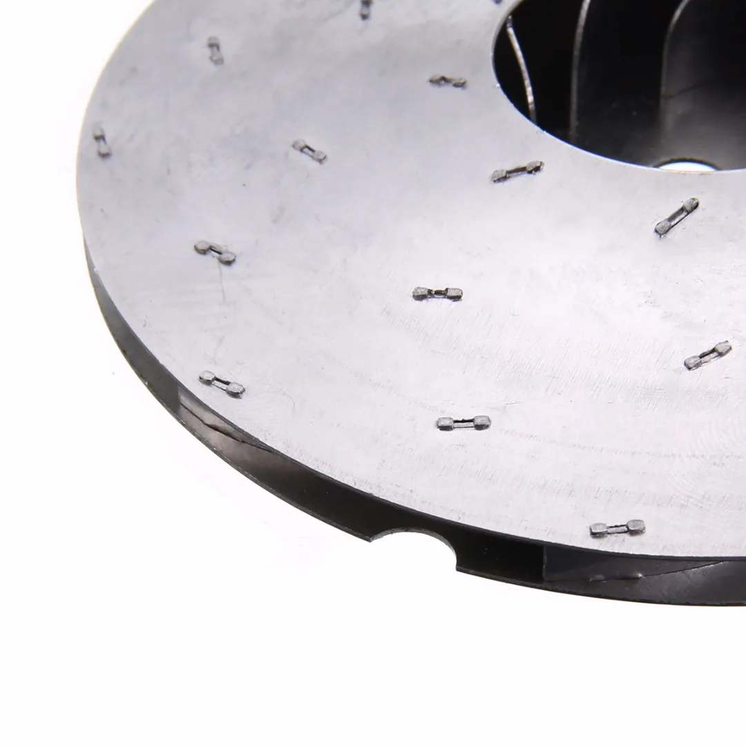 1pc Aluminum Silver Vacuum Cleaner Motor Fan Blade 8mm Hole Wind Wheel Impeller Part Diameter 112mm