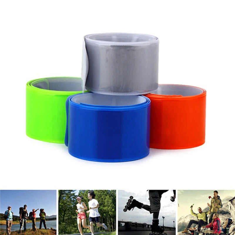 

Hot 1PC Running Fishing Cycling Reflective Strips Warning Bike Safety Bicycle Bind Pants Leg Strap Reflective Tape #271868