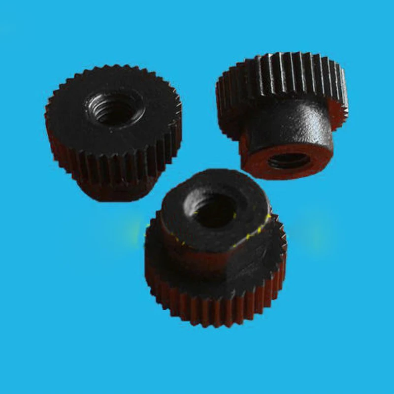 High Quality M4 Nylon Thumb Nut Plastic Knurled Adjust Nuts White