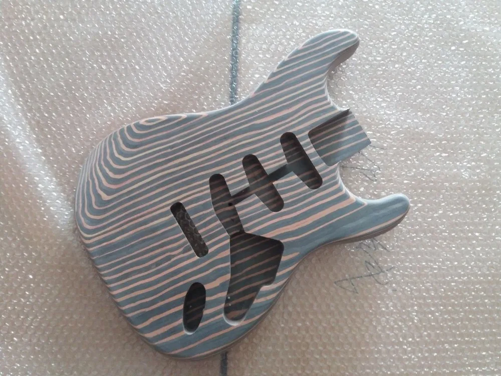

Unfinished zebra wood electric guitar body Excellent parts