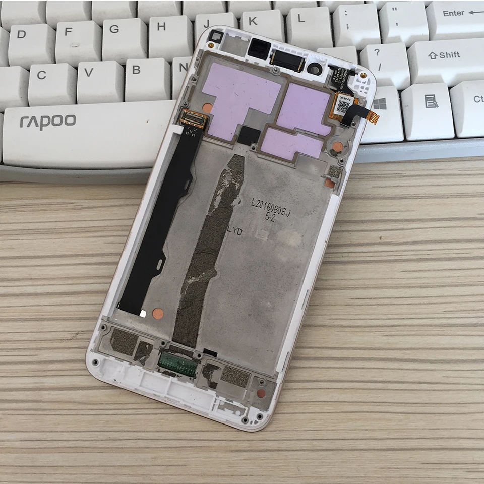 Lenovo A6020 K5 LCD Display With Frame gold (11)