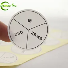 Leotriting 1000 шт заказной напечатанный клейкий Размер код наклейки Свадебная вечеринка наклейки для игрушек упаковочные коробки наклейки