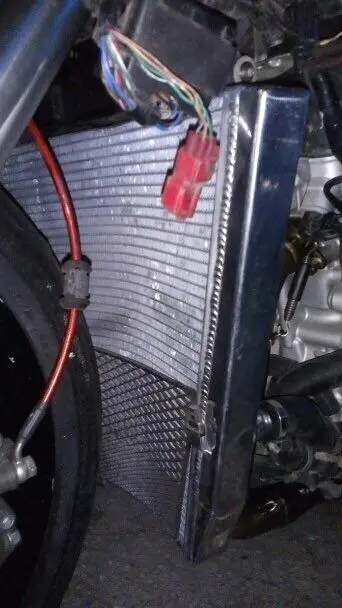 BIKINGBOY radiador de refrigeración del motor para HONDA CBR1000RR CBR 1000 RR Fireblade, 2004 DE 2005 04 05 aluminio núcleo RR4 RR5 agua refrigerador