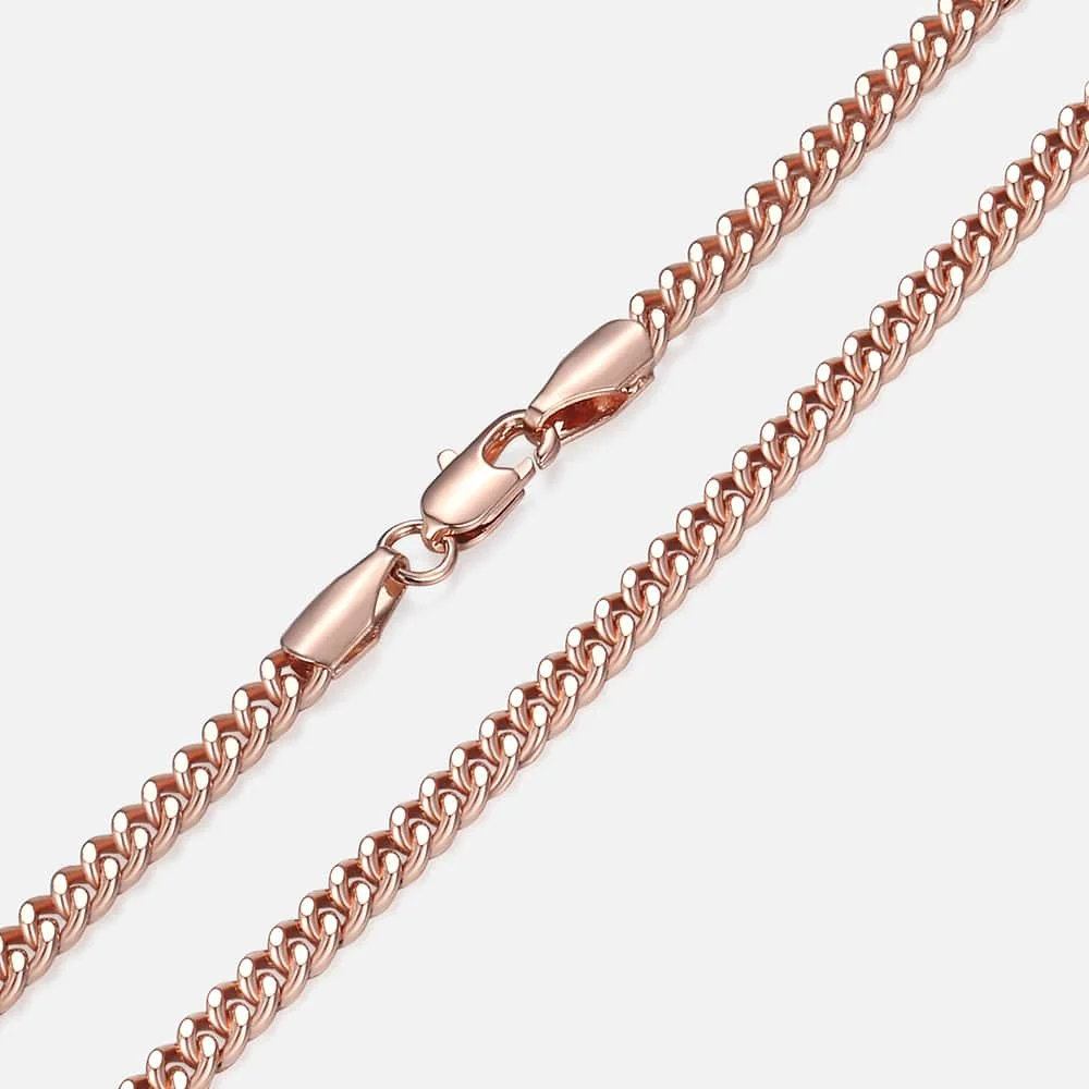 3mm Thin Necklaces For Women Girls 585 