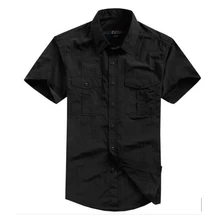 Мужская тактическая быстросохнущая рубашка Водонепроницаемая уличная армейская охотничья походная футболка с коротким рукавом женская боевая одежда с коротким рукавом