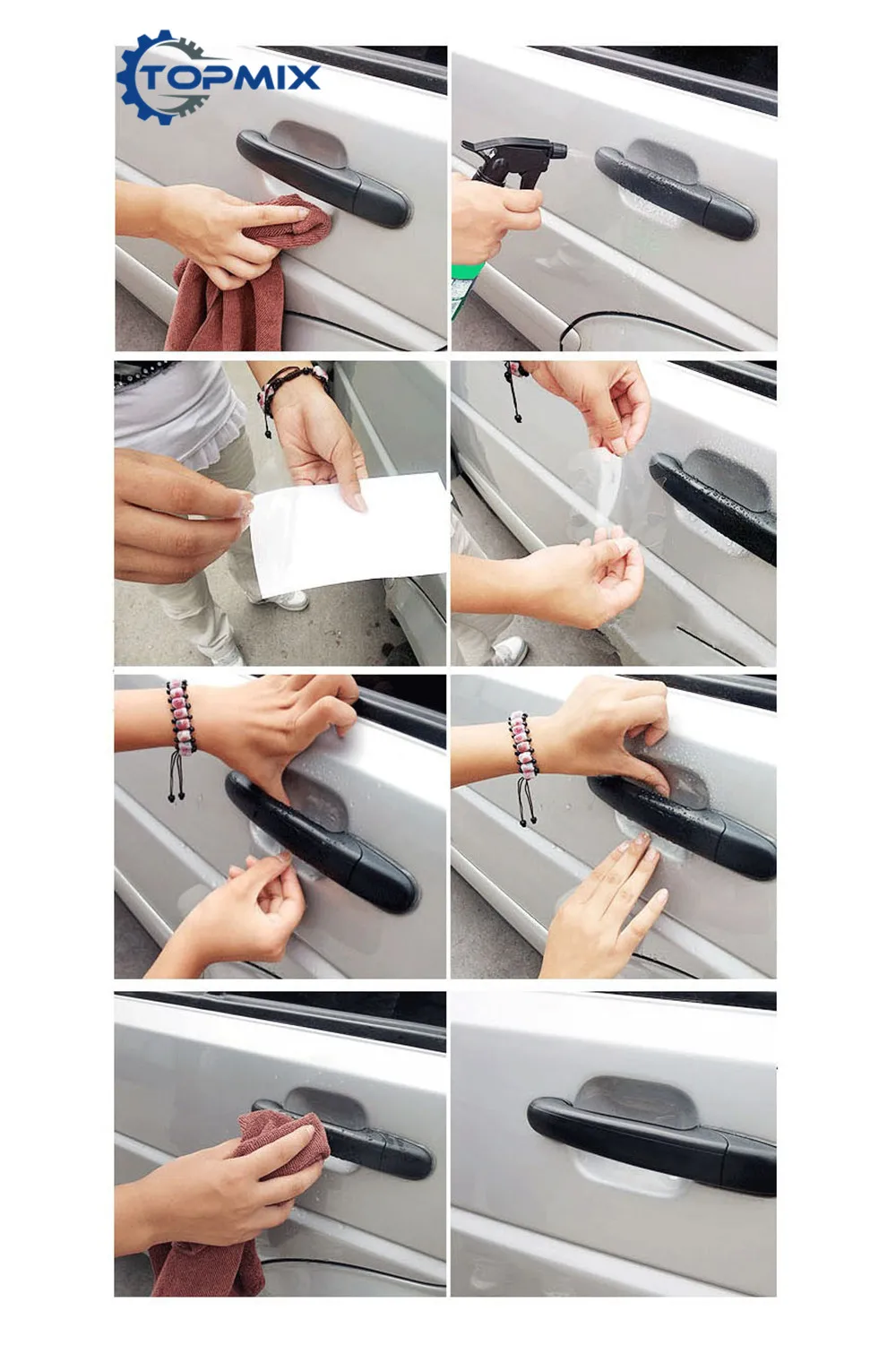 car door handle sticker 7
