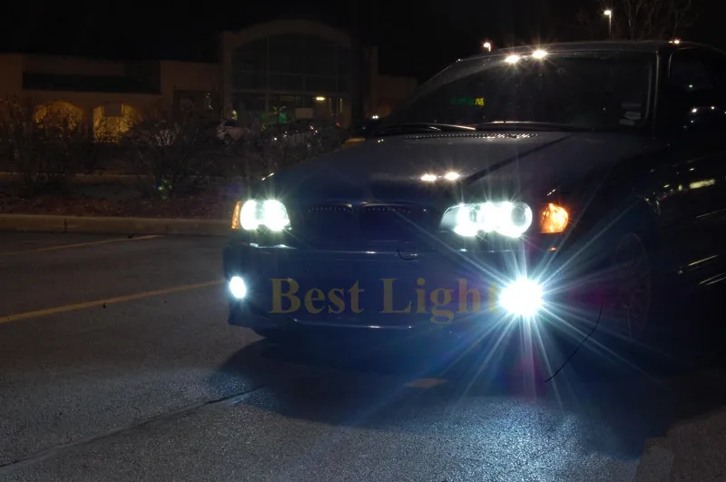 2 шт. H7 светодиодный супер яркий автомобильный противотуманный светильник s 12 в 24 в 6000 К Белый Автомобильный светильник для вождения и бега светодиодный Авто H7 Лампа