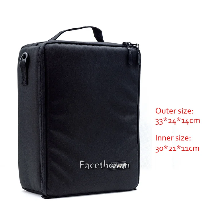 Black thick camera bag insert 1