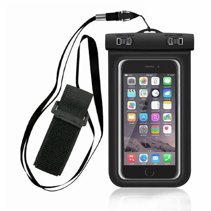 

Mobile phone waterproof bag waterproof mobile phone case PVC outdoor sports swimming mobile phone case