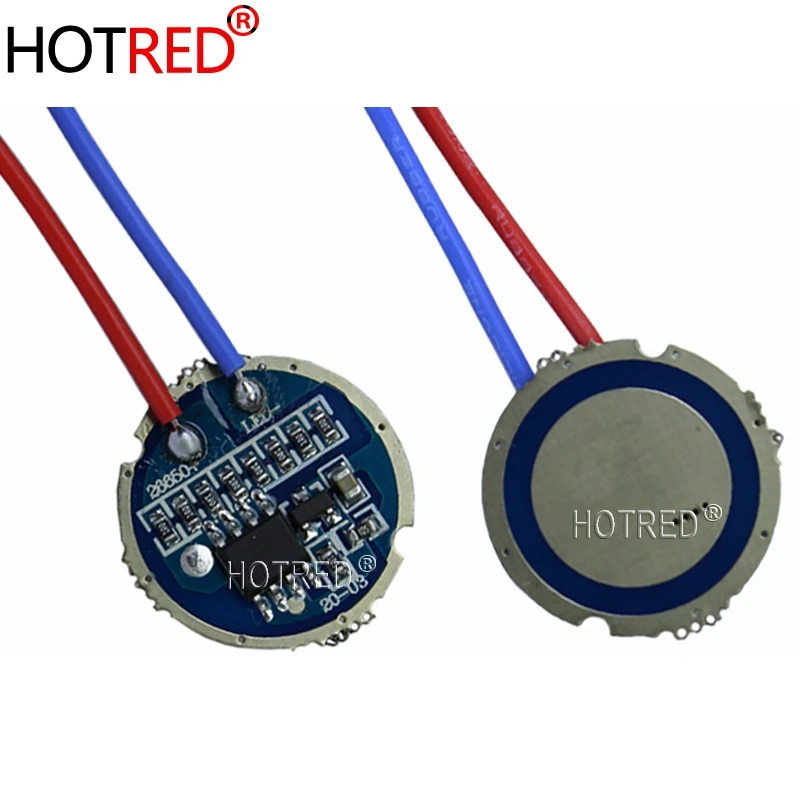 50 шт. cree xml led XPL xml2 T6U2 драйвер 17 мм 20 3 4 2 в 2.2A 5 Режим светодиодный 7 В батарея для CREE XM
