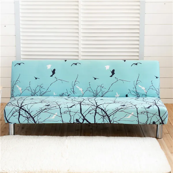 Натяжной диван-кровать, двойной эластичный универсальный, все включено, складной, без подлокотников, диван-кровать, чехлы для домашнего декора - Цвет: Color 1