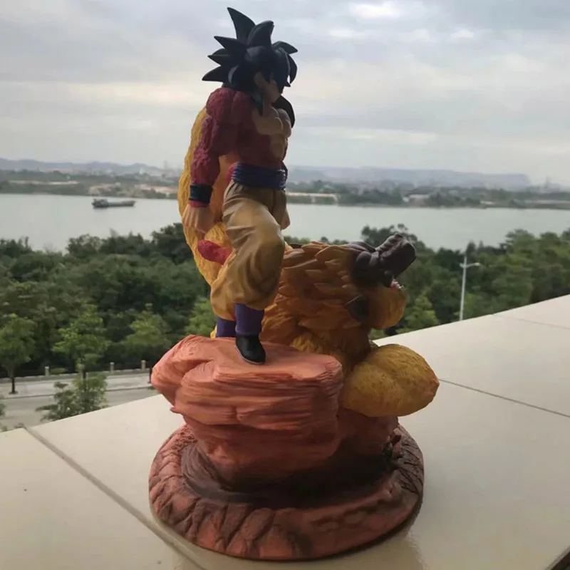 Dragon Ball Супер Saiyan 4 Сон Гоку фигурка 1/6 масштаб окрашенная фигурка Золотая большая обезьяна Гоку ПВХ Фигурки Brinquedos аниме