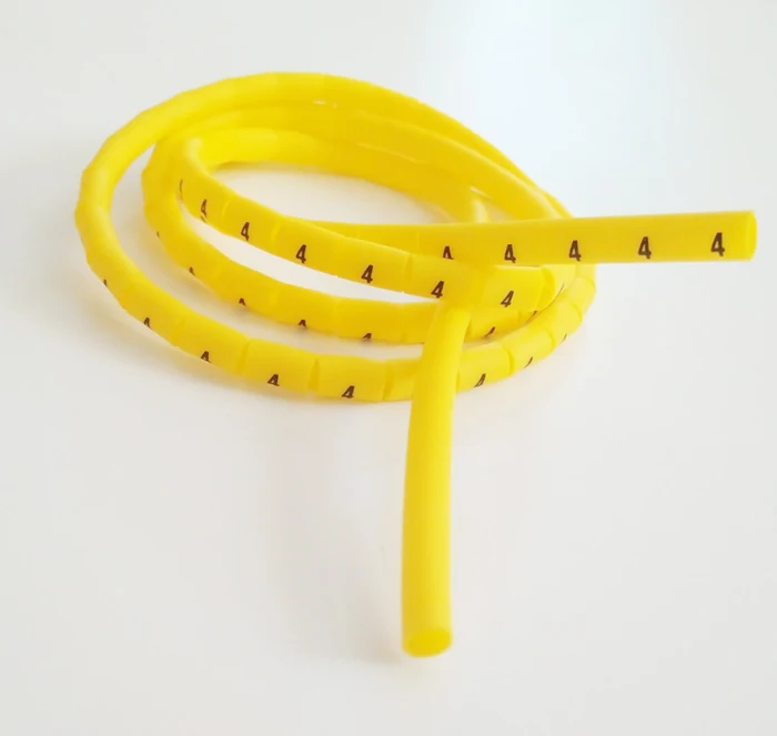 yellow number 4