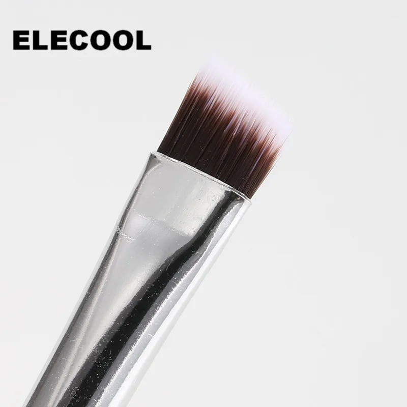 ELECOOL 1 шт. кисть для теней для бровей Элитная угловая деревянная ручка подводка для глаз кисть для бровей инструмент для Леди Косметическая кисть