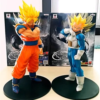 

Dragon Ball Z Action Figure Resolution of Soldiers VOL 2 Son Gokou Vegeta Figure ROS DXF Super Seiya DBZ Action Figuras Model