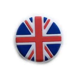 1 шт Флаг США/Флаг Великобритании Теннисный демпфер Вибрация ракетки демпферы эластичные силиконовые ракетка Амортизатор теннисные