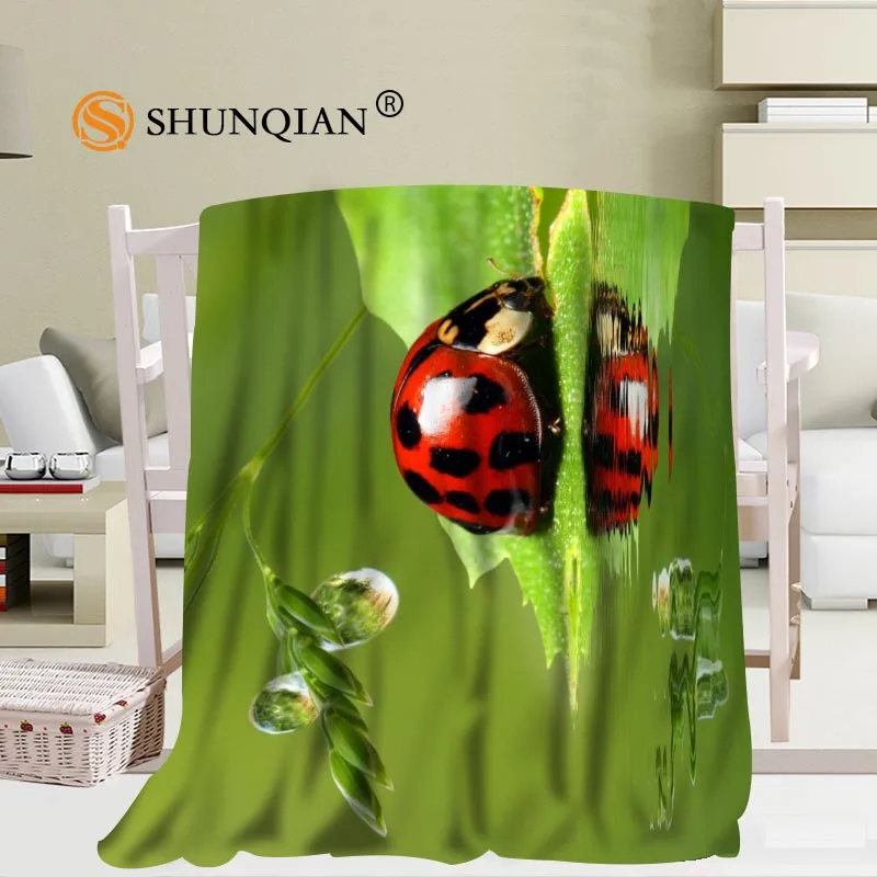 Мягкое одеяло божья коровка размер 56x80 дюймов 50x60 40x50 дюймов|soft fleece|blanket softblanket fleece |