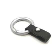 Кожаный Карманный Кошелек для ключей, умный брелок, кольцо для ключей, кошельки, портативный компактный алюминиевый зажим для ключей, многофункциональный смарт-держатель