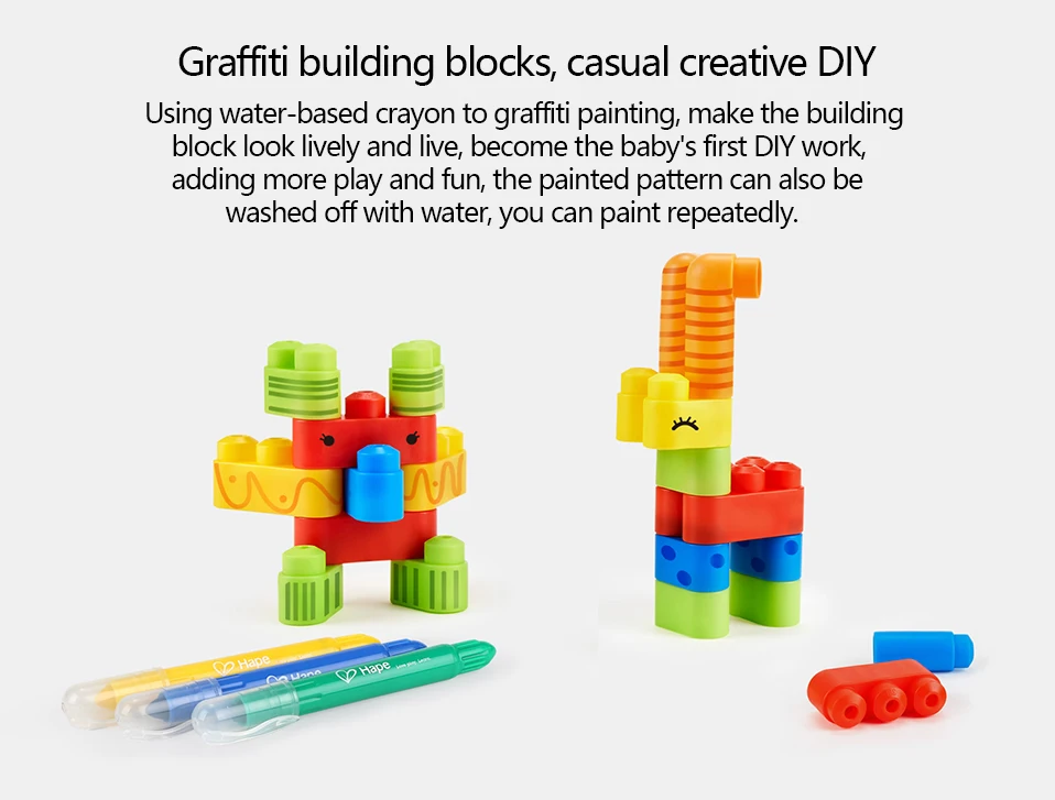 Original Xiaomi Mitu Hape 80pc Flexible Block Robot festival Gift 18 Month Above Environmental Friendly Newest Mijia Child Block (16)