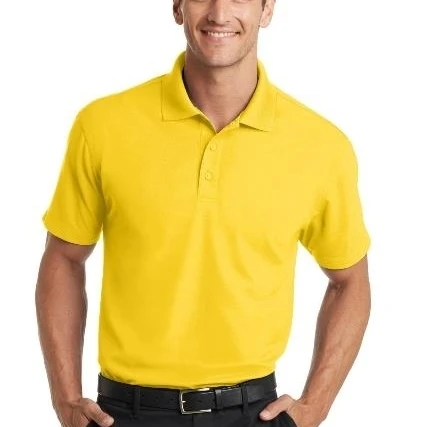 Port Authority K572 Dry Zone Grid Polo Yellow - Extra Large (1)