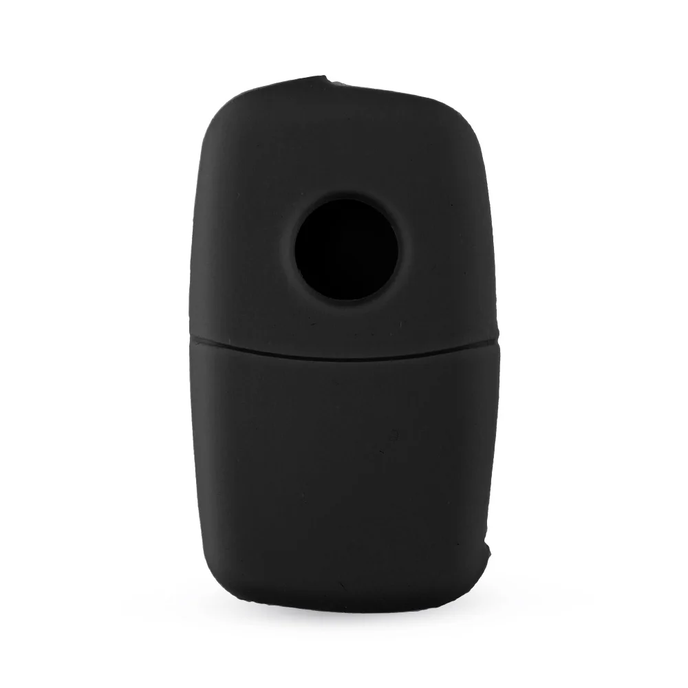 KEYYOU 3 кнопки силиконовый чехол для брелка с ключом VW VOLKSWAGEN Jetta Beetle Passat Golf Rabbit MK4 MK5 5