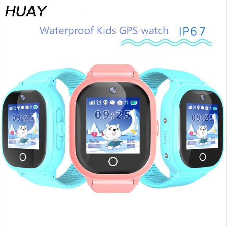 

kids GPS tracker watch IP67 waterproof swimming camera GPS LBS Location touch Screen SOS Call children Smart Watch TD06S