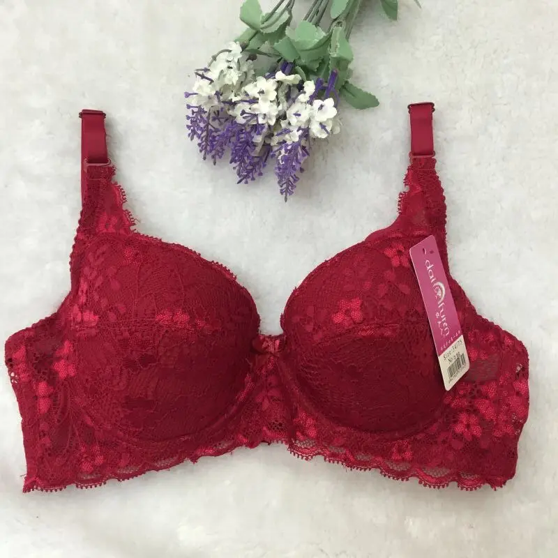  New sexy lace lingerie thin push up underwear bra wholesale price free shipping