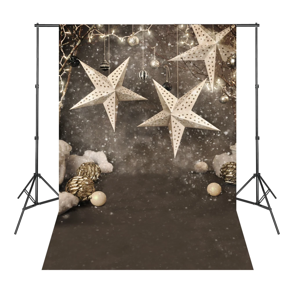 

Big Stars Birthday Christmas Background Vinyl Studio Photography Backdrop Fabric